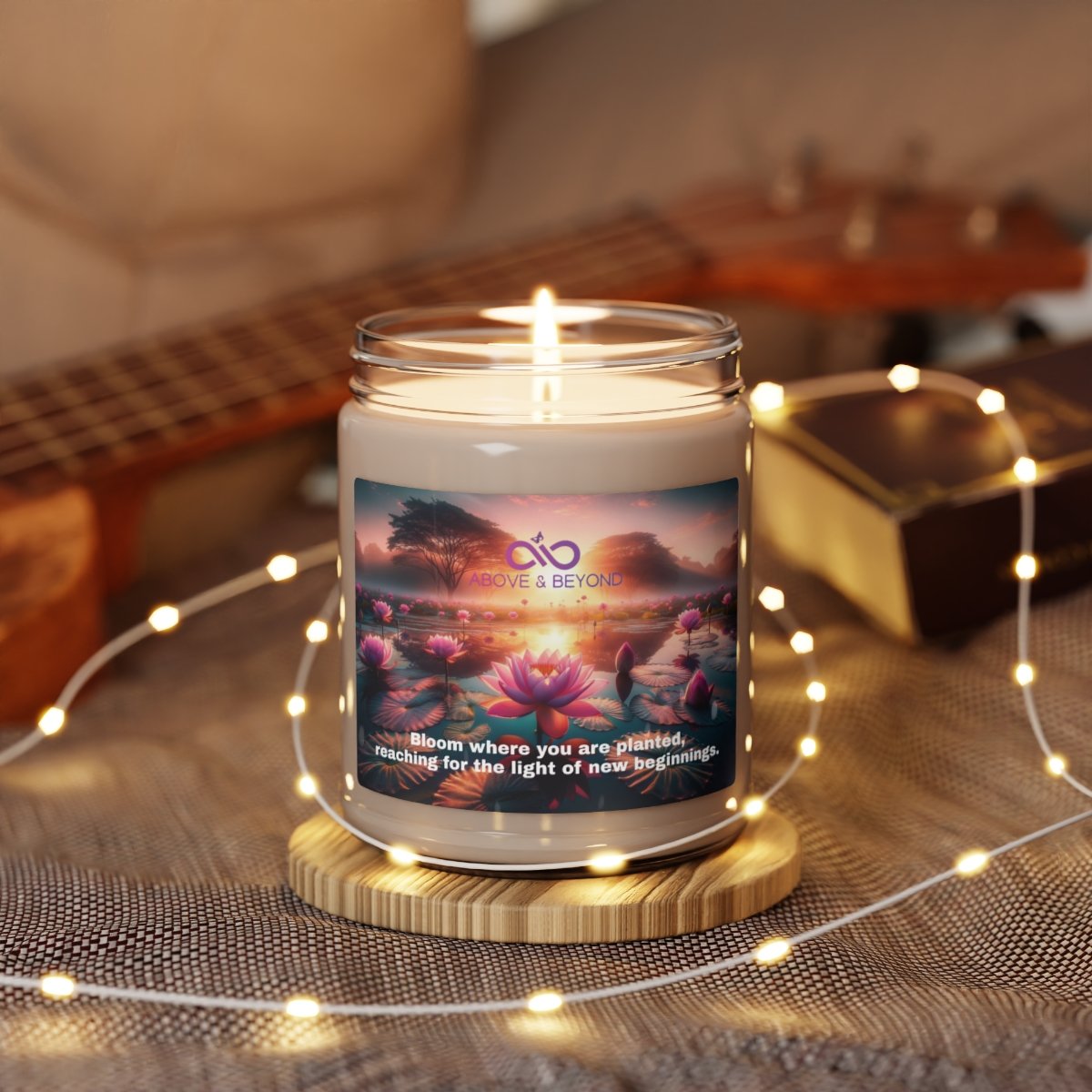 Lotus Pond at Sunrise Candle, 9oz